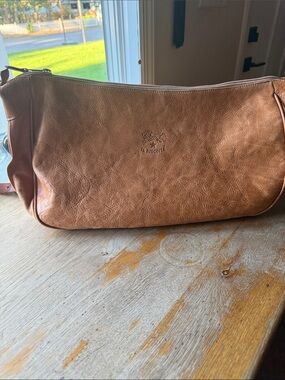 Il bisonte large leather bag